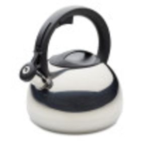 2.3 Quart Stainless Steel Egg-Shaped Whistling Tea Kettle, Induction Safe, Stainless Steel
