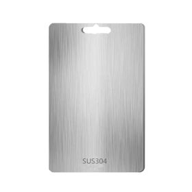 Anti-Bacterial Anti-Mold Board Home Kitchen Chopping Board (Type: 304/39x28cm, Color: Steel Color)